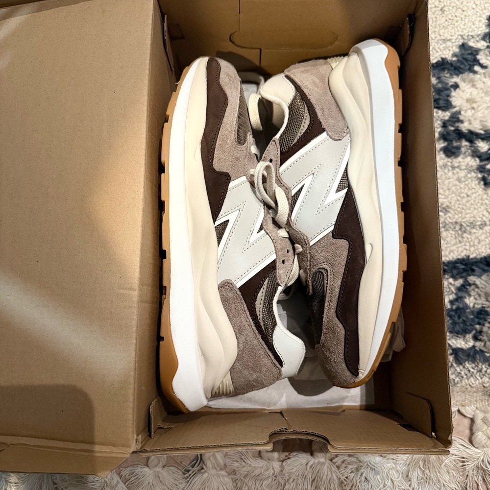 NWT New Balance 57/40 Mushroom Black Coffee Limited Edition Unisex Running Shoes